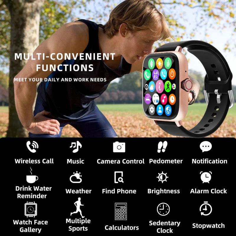 Y68 Sports 1.83'' HD Multifunctional Alexa Built-in Smart Watch (Iphone/Android) | OPUYYM®