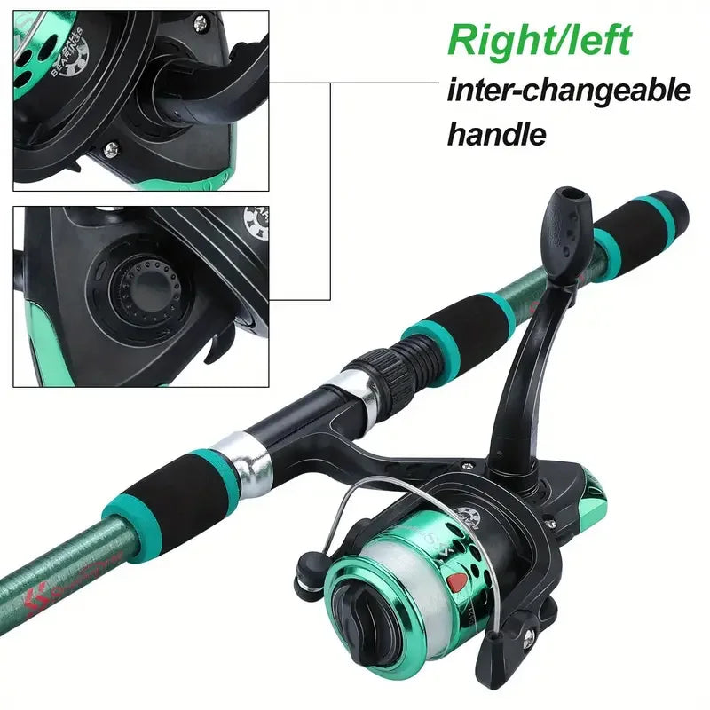 Fishing Rod and Reel Combos Carbon Fiber Telescopic Fishing Pole | PLUSINNO™ - Style Plaza