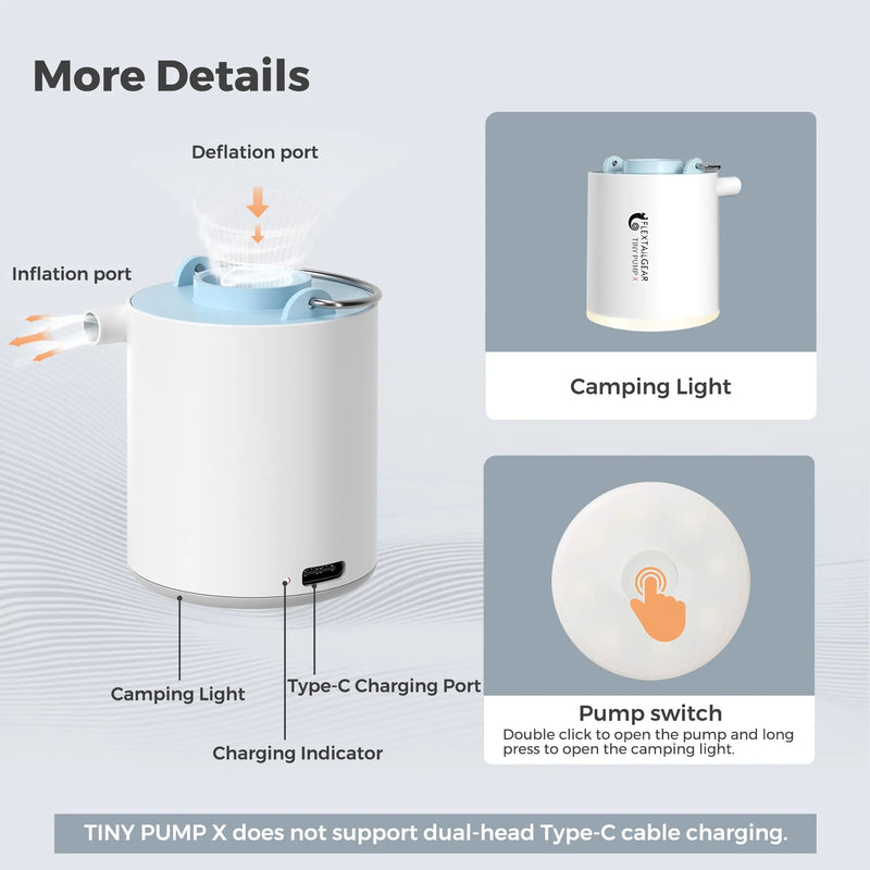 Tiny Portable Ultra-Mini Air Pump | FLEXTAILGEAR® - Style Plaza