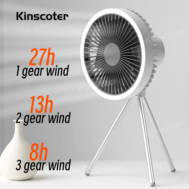 Outdoor Camping Mini Fan / LED Light | Kinscoter™ - Style Plaza